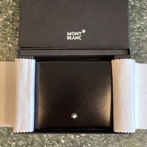 Mont Blanc Black Leather Wallet